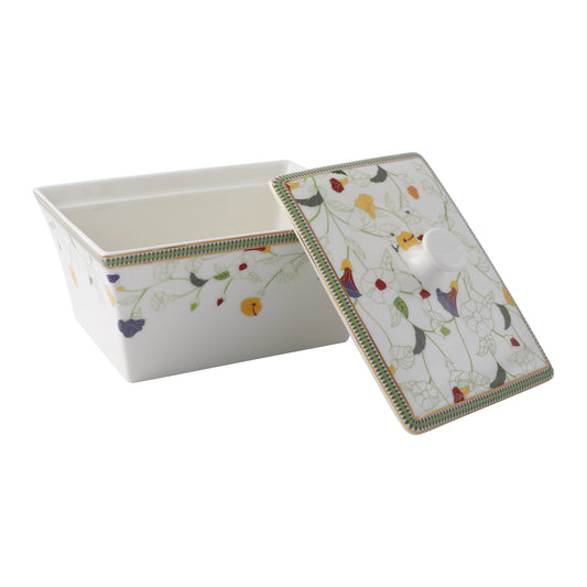 Floral Vines Rect. Tureen With Lid