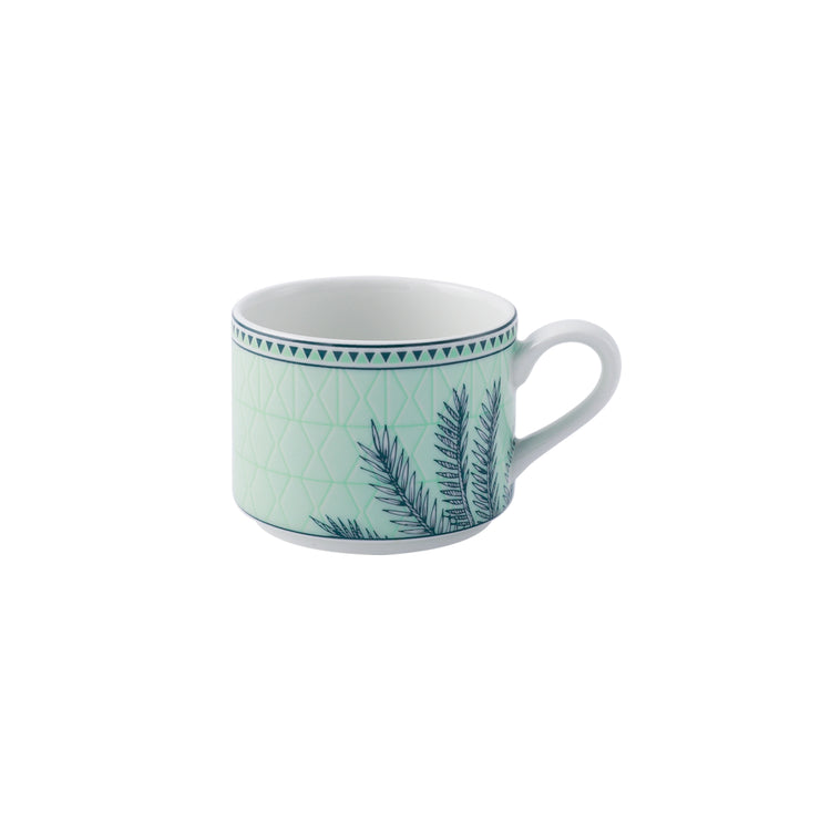 Palm Teacups & Saucer Set - 4 Person