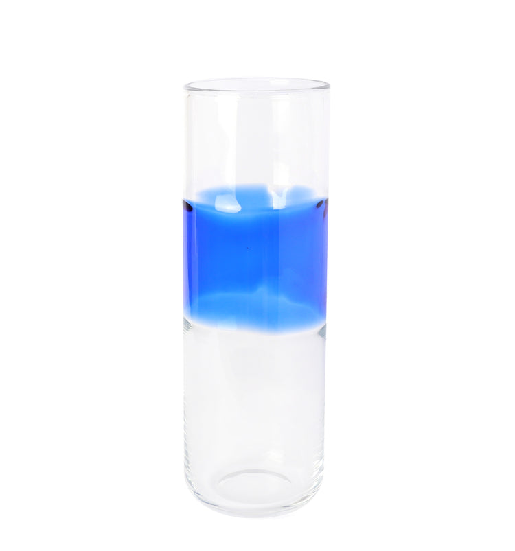 Handmade Glass Vase - Admiral Blue