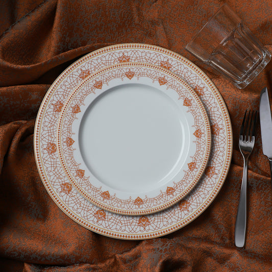 Ornament Plate Set - 8 Pcs