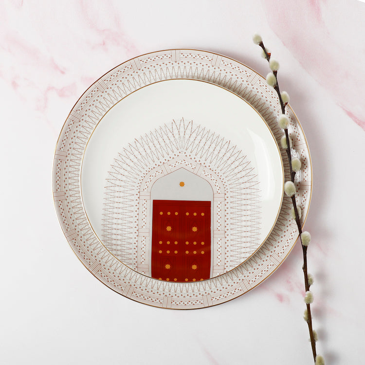 Al Bait Dessert Plate - 4 Pcs
