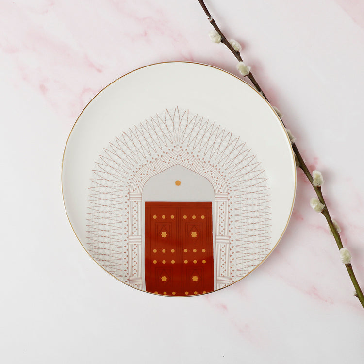 Al Bait Dessert Plate - 4 Pcs