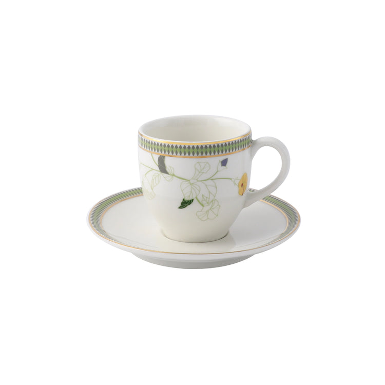 Floral Vines Espresso Set - 4 Person