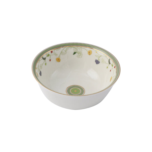 Floral Vines Round Bowl - 4 Pcs