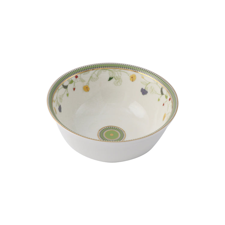 Floral Vines Round Bowl - 4 Pcs
