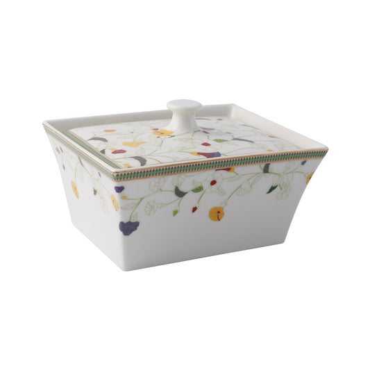 Floral Vines Rect. Tureen With Lid