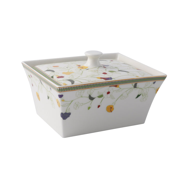Floral Vines Rect. Tureen With Lid