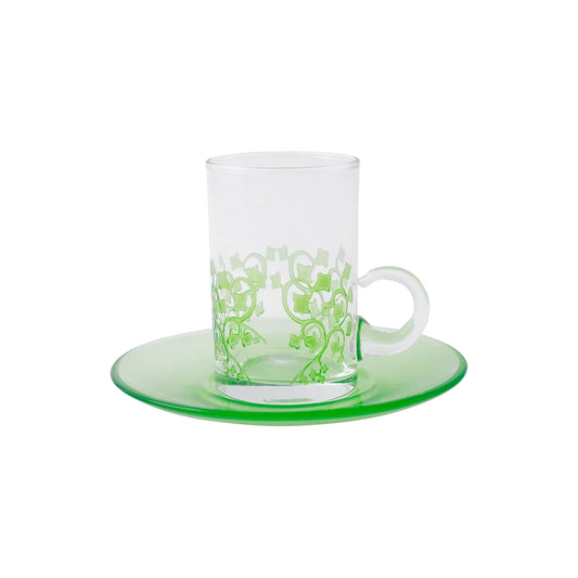 Floral Vines Tea Glass Set of 6