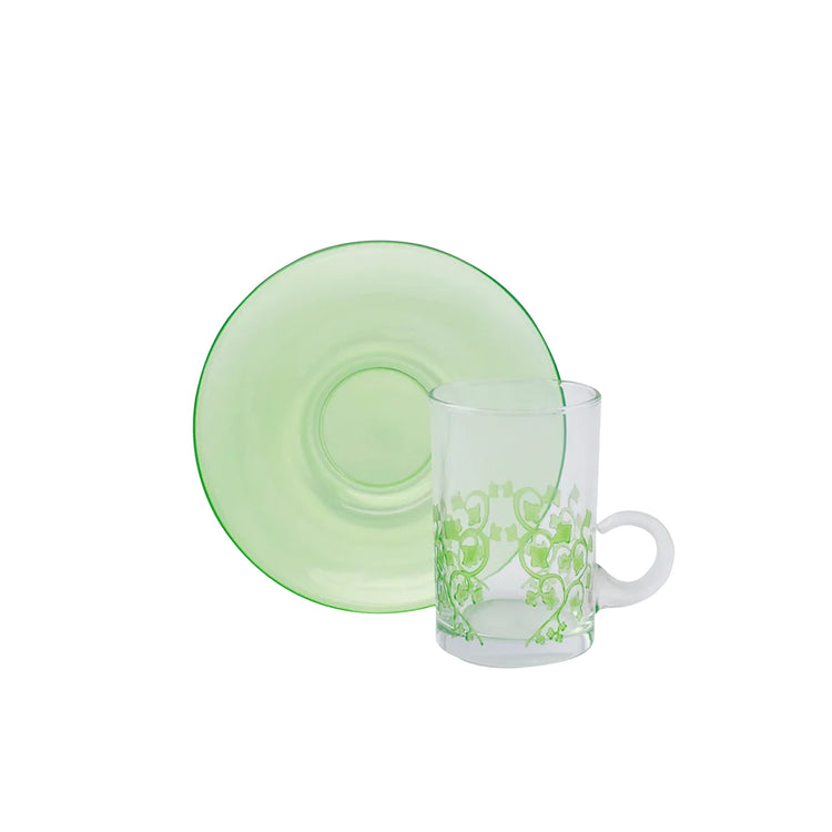 Floral Vines Tea Glass Set of 6