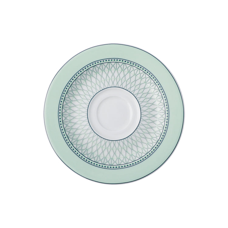 Palm Teacups & Saucer Set - 4 Person