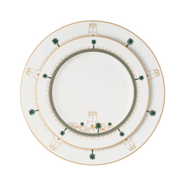 Qasr Dessert Plate - 4 Pcs