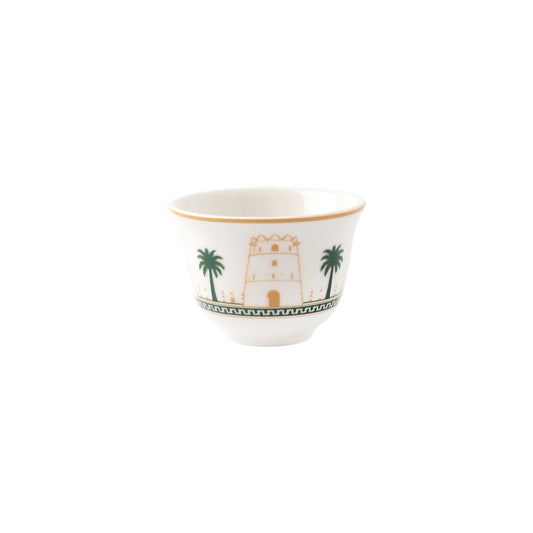 Qasr Arabic Coffee Cup - 6 Pcs
