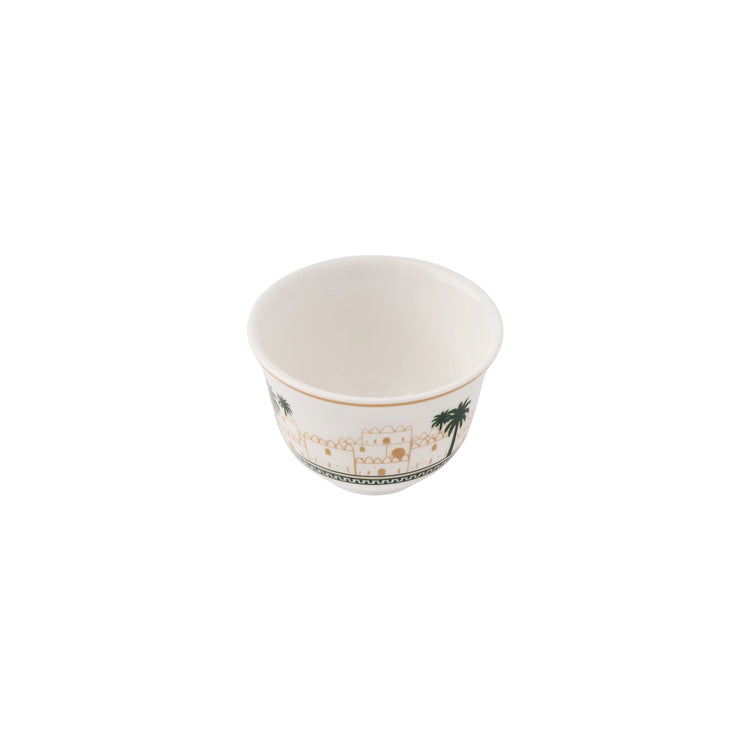 Qasr Arabic Coffee Cup - 6 Pcs
