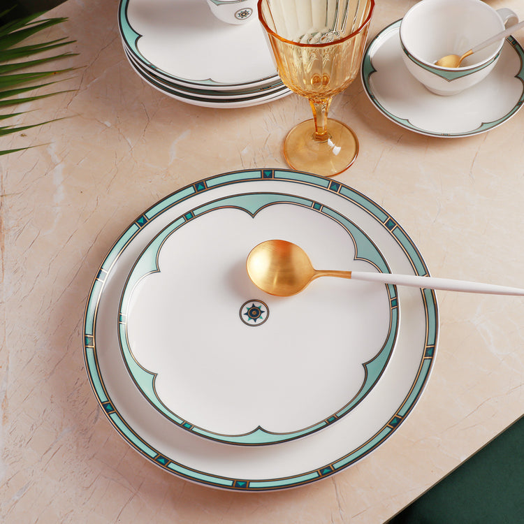 Emerald Dinner Plates - 4 Pcs