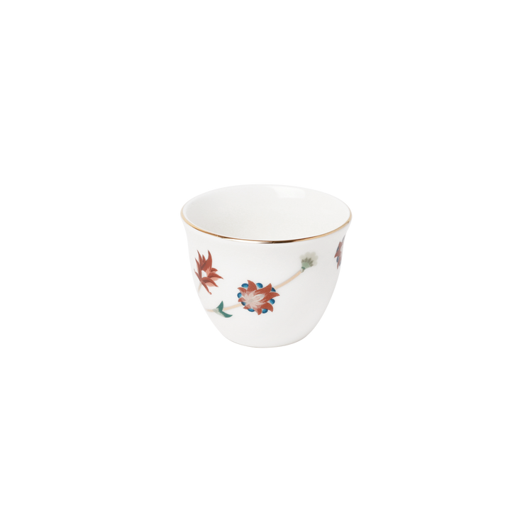 Wildflower Arabic Cup Set - 6 Pcs