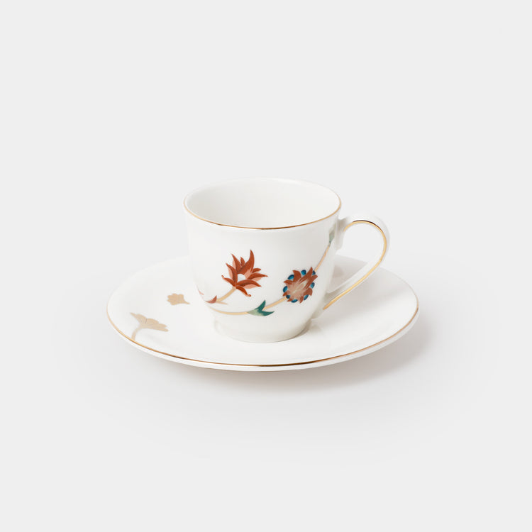 Wildflower Coffee/Tea Cup & Saucer - 4 Person