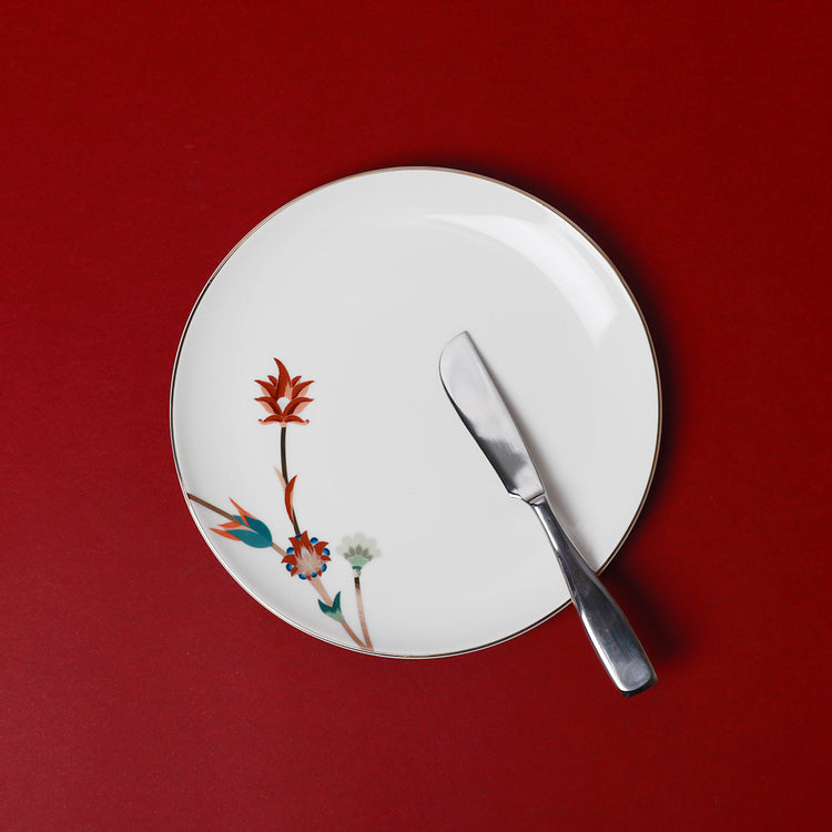 Wildflower Dessert Plate Set - 4 Pcs
