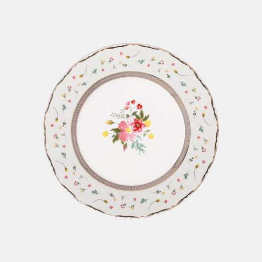 Vintage Blossom Dessert Plate - 4 Pcs Set
