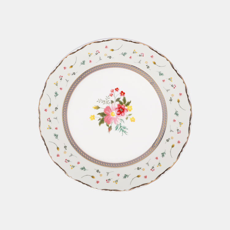 Vintage Blossom Dessert Plate - 4 Pcs Set