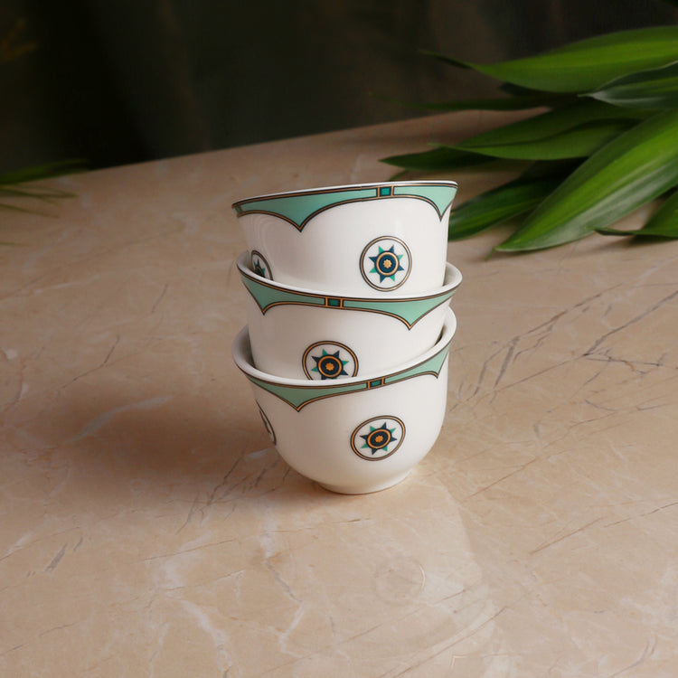 Emerald Arabic Cup - 6 Pcs Set