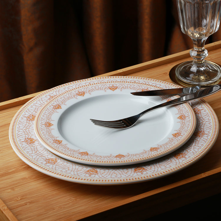 Ornament Plate Set - 8 Pcs
