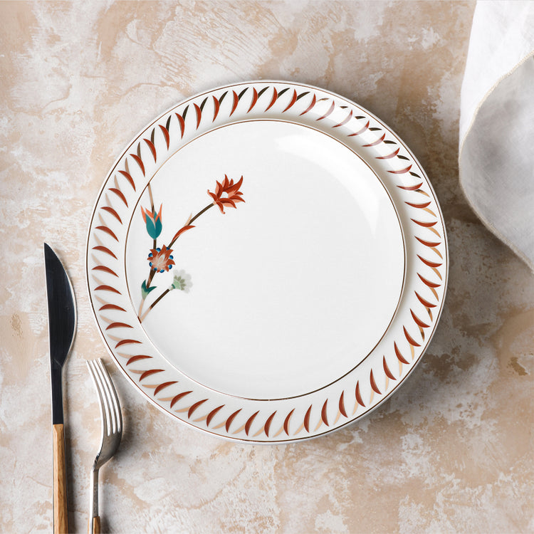 Wildflower Dessert Plate Set - 4 Pcs